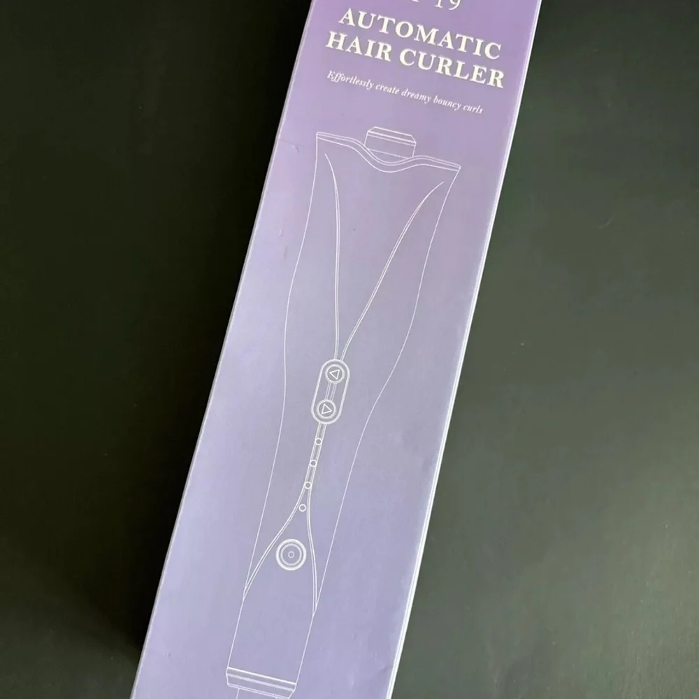 UNOPENED SuperDuomishu C1-19 Automatic Curling Iron, 1 barrel w/4 Temp Up to 430 - Picture 2 of 8